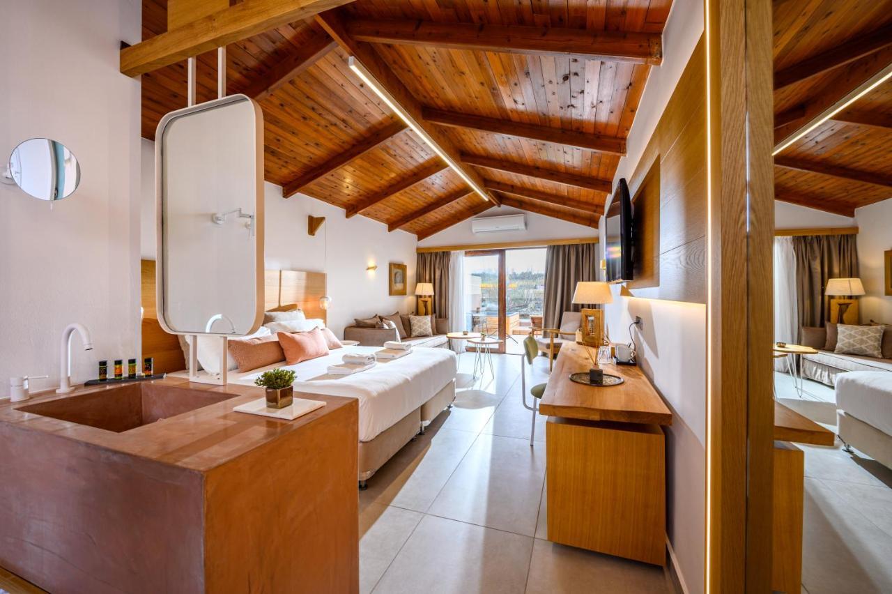 يورانيون Platanias Theros Suite By Creta Paradise المظهر الخارجي الصورة